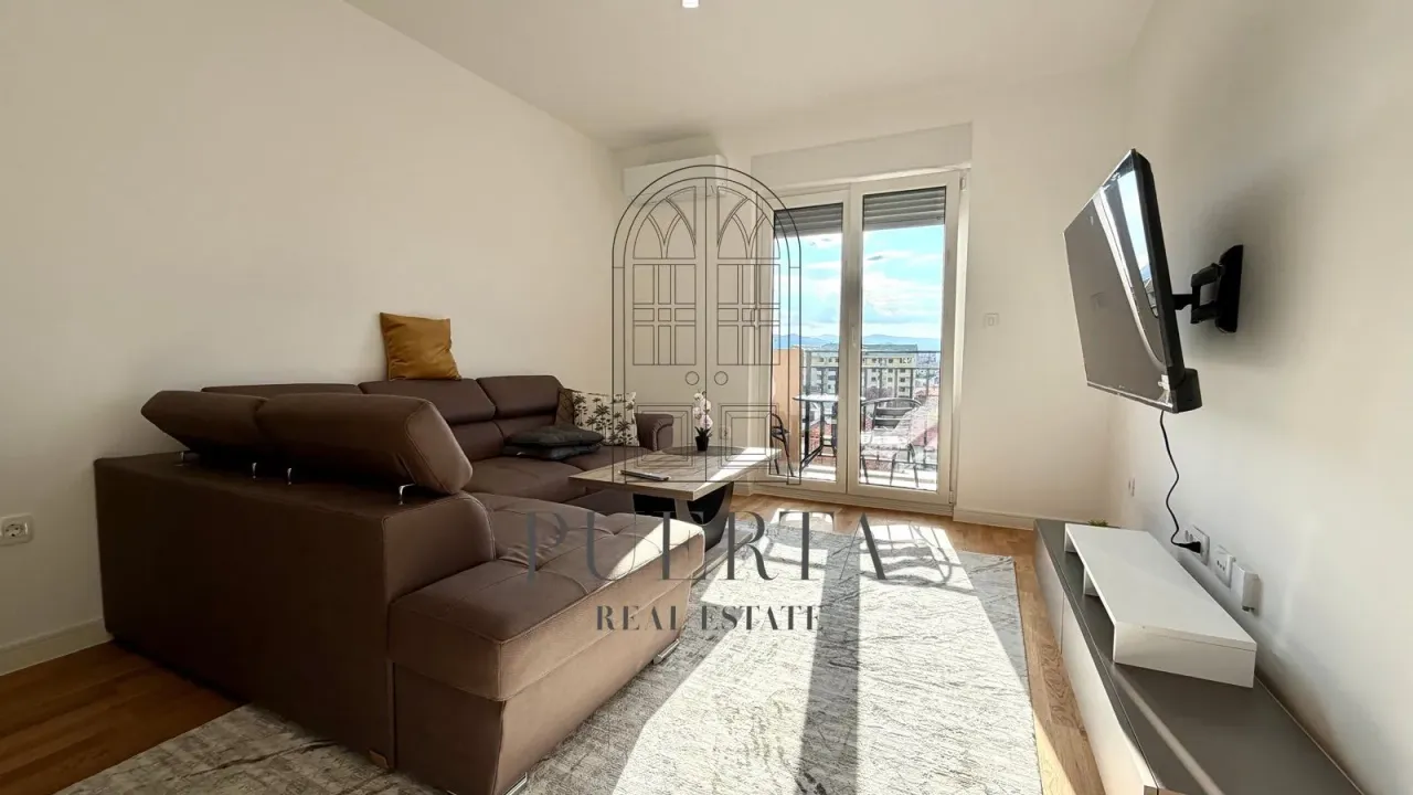 Rent, one bedroom apartment, 42m², Stari Aerodrom, Podgorica