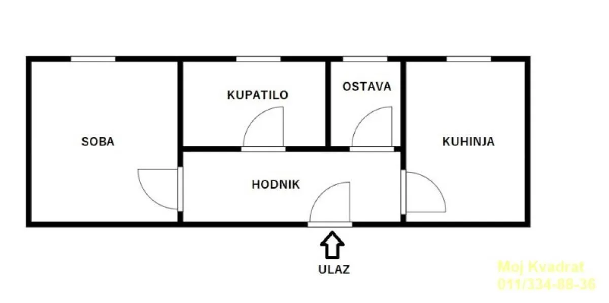 Prodaja, jednosoban stan, 41m², Palilulska Pijaca, Palilula Sve Podlokacije