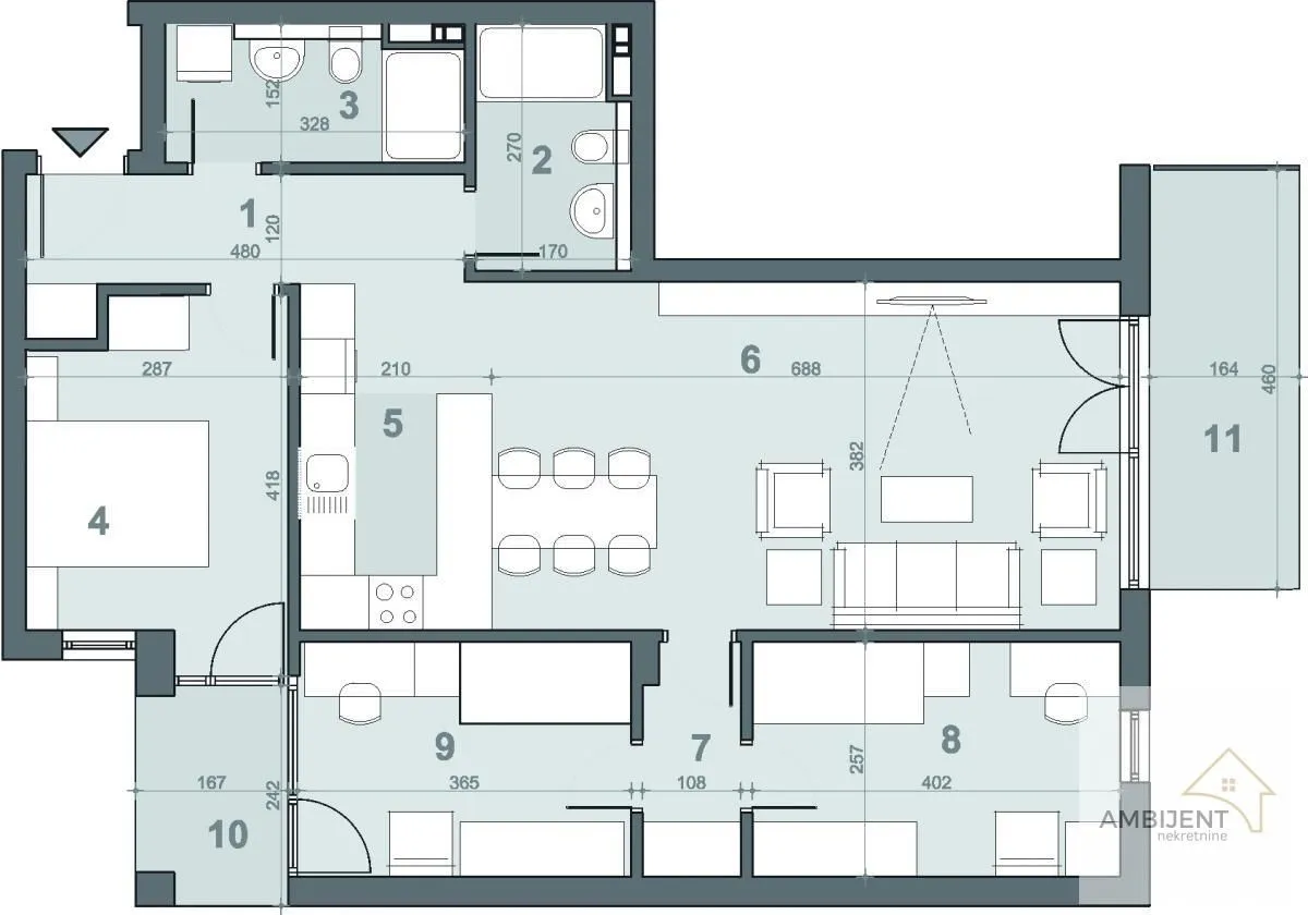 Prodaja, trosoban stan, 93m², Centar Sve Podlokacije, Beograd