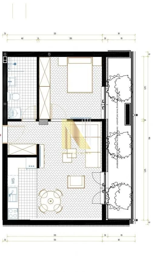 Prodaja, dvosoban stan, 45m², Sremska Kamenica, Petrovaradin