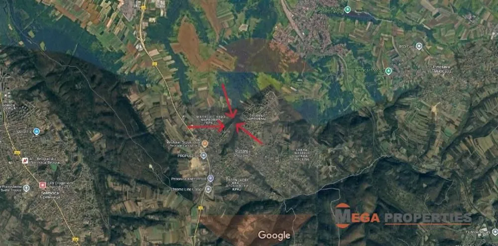 Prodaja, plac, 2073m², Rušanj, Beograd