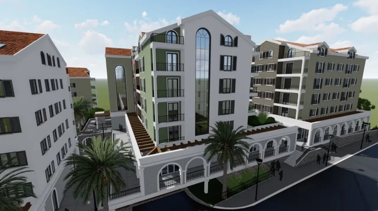 Prodaja, jednosoban stan, 48m², Bonići, Tivat
