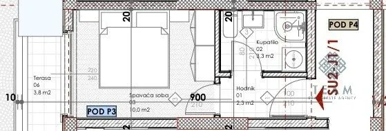 Prodaja, garsonjera, 19m², Dubovica, Budva