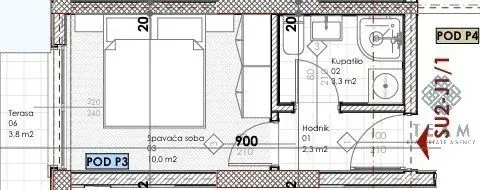 Prodaja, garsonjera, 19m², Dubovica, Budva - image 3