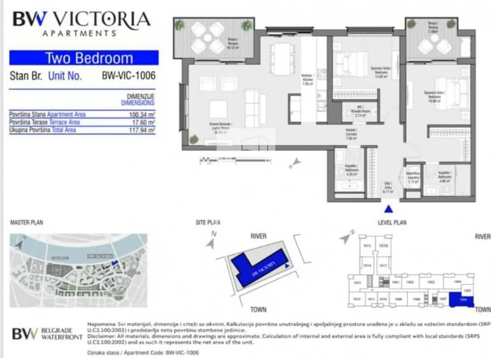Prodaja, trosoban stan, 118m², Savski Venac, Beograd