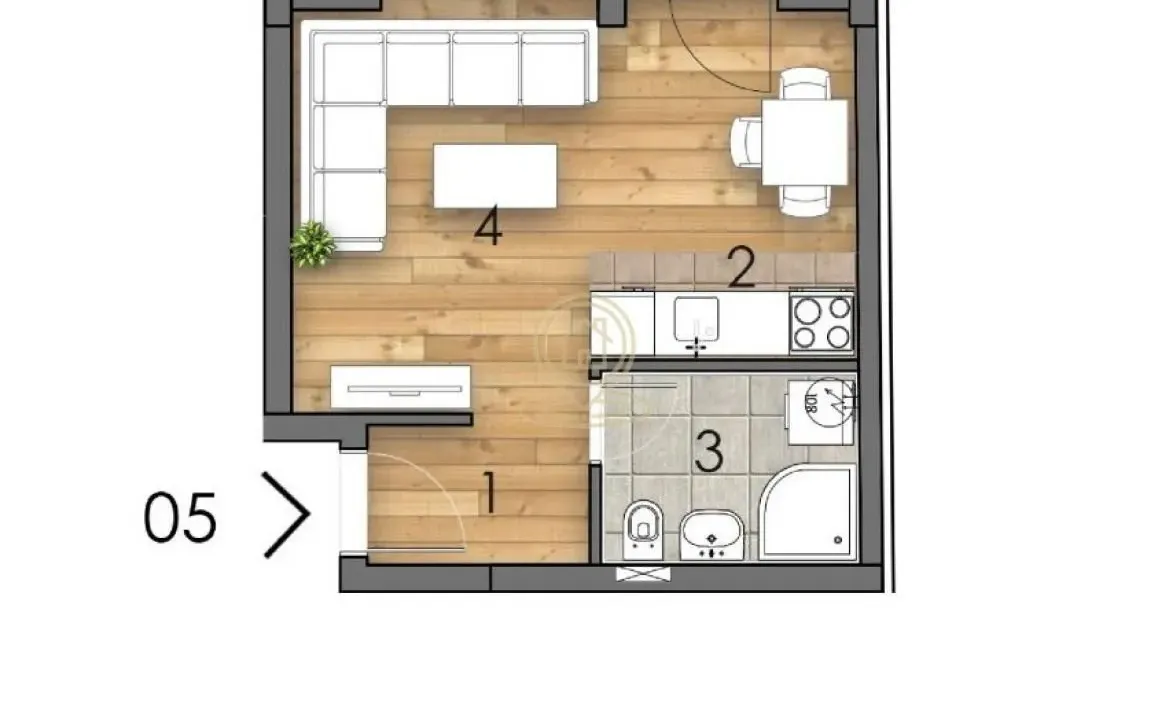 Sale, four bedroom apartment, 81m², Mišeluk, Petrovaradin