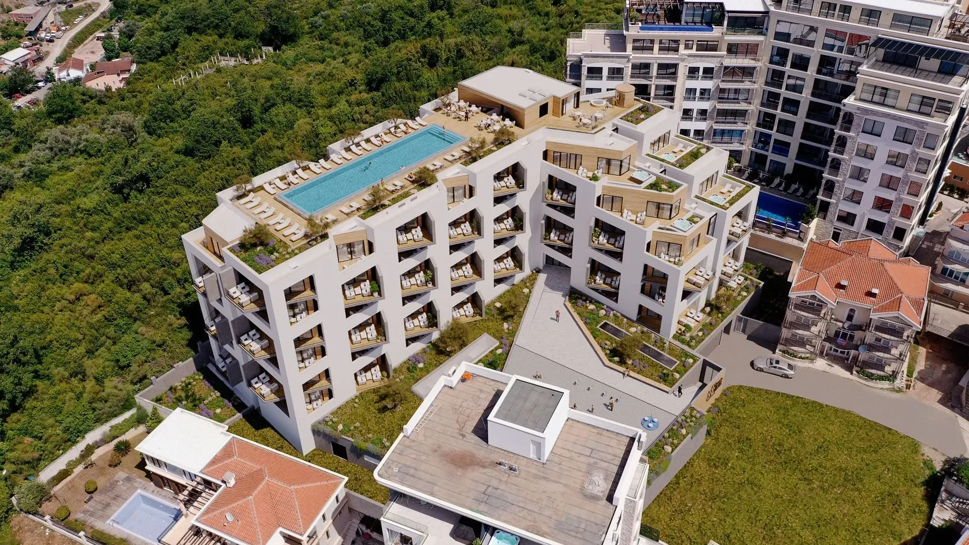 Sale, one bedroom apartment, 55m², Bečići, Budva