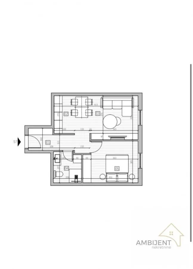 Prodaja, dvosoban stan, 40m², Nova Pazova, Stara Pazova
