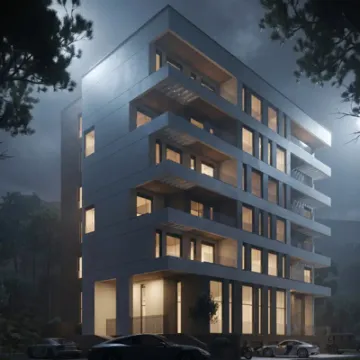 Studio Apartment 21m², New Complex, Polje, Bar 6