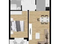 Prodaja, jednosoban stan, 43m², Stari Aerodrom, Podgorica - image 2