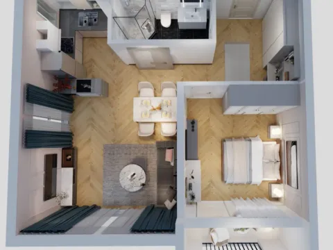 Sale, one bedroom apartment, 56m², Sutomore, Bar - image 6