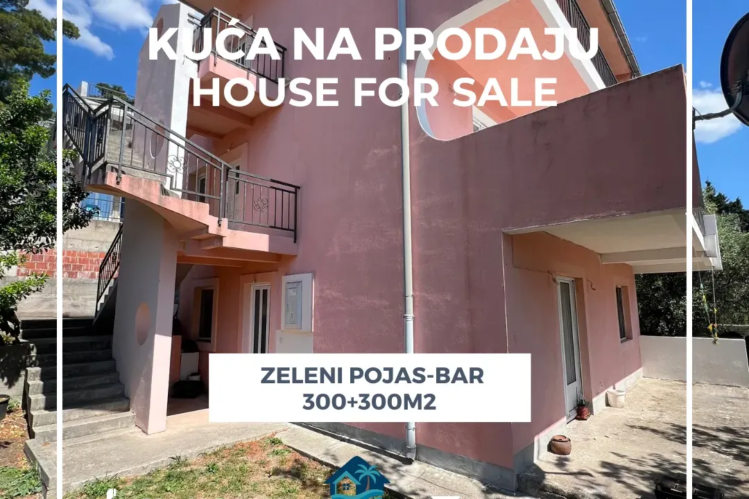 Sale, house, 300m², Zeleni Pojas, Bar