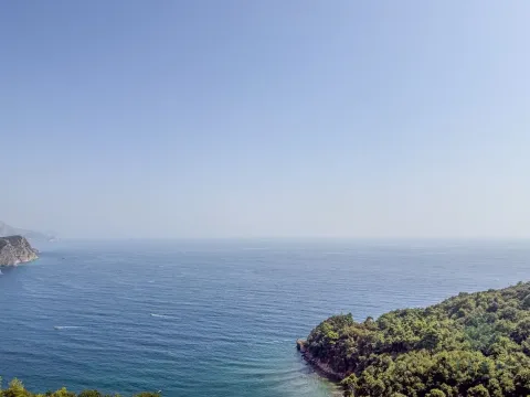 Pogled na more sa obalom i zelenilom. - image 24