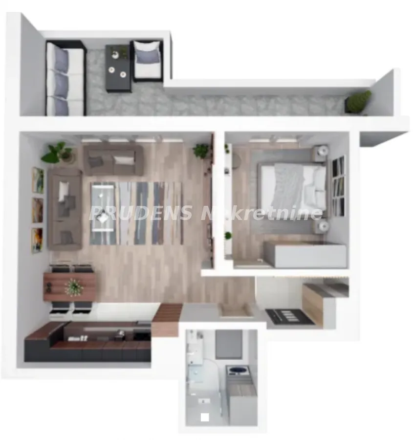 Prodaja, dvosoban stan, 59m², Pančevo, Srbija
