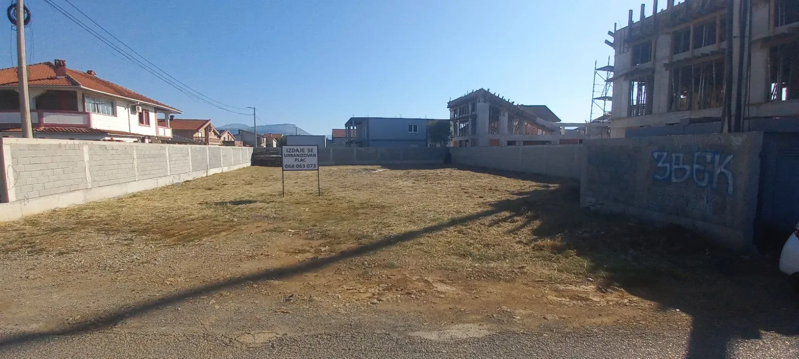 Izdavanje, plac, 900m², Gornja Gorica, Podgorica