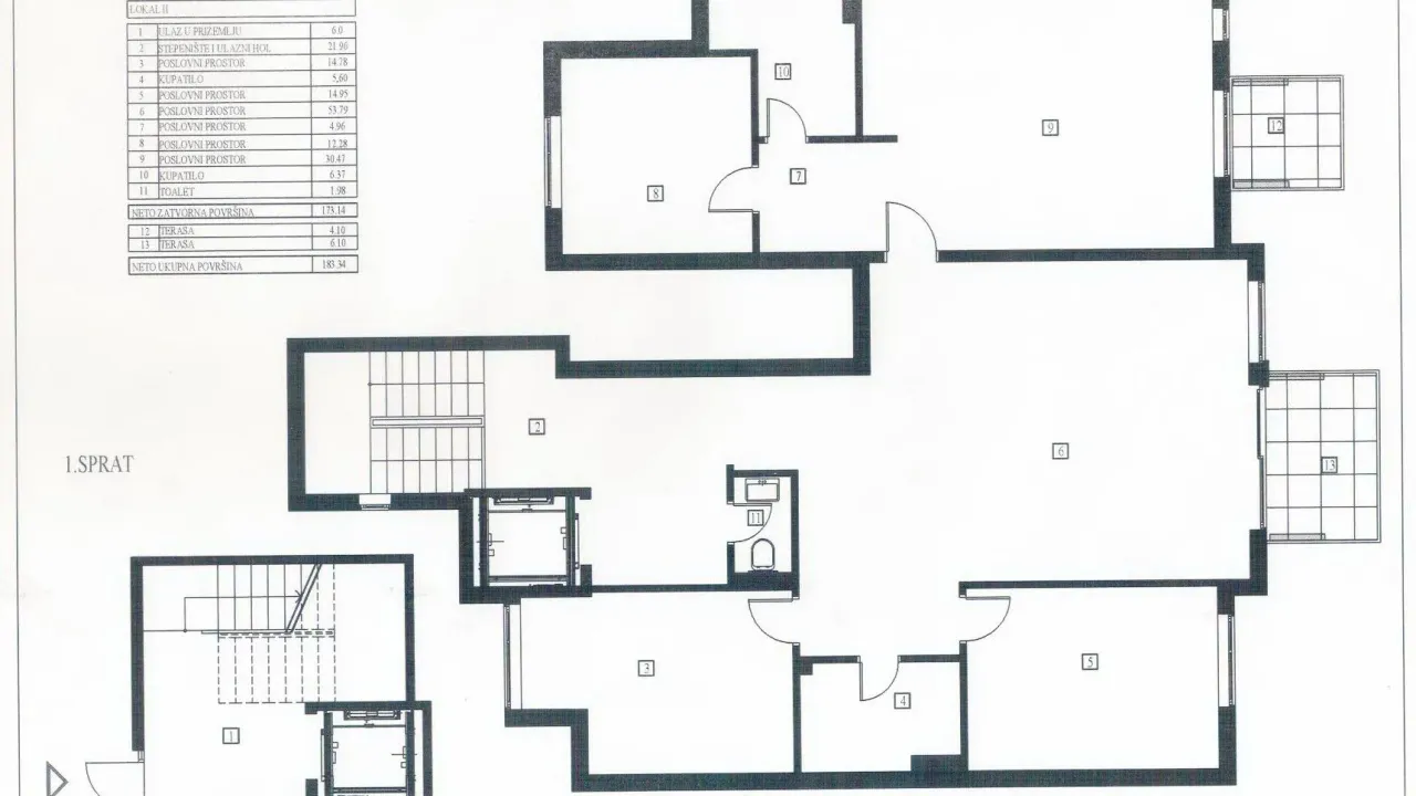 Prodaja, poslovni prostor, 183m², Vračar Hram, Vračar Sve Podlokacije