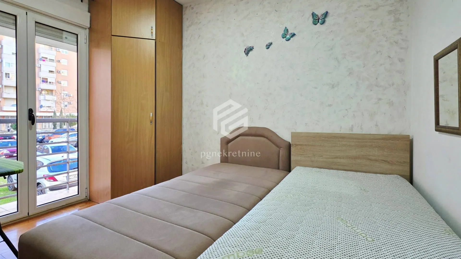 Rent, two bedroom apartment, 43m², Stari Aerodrom, Podgorica