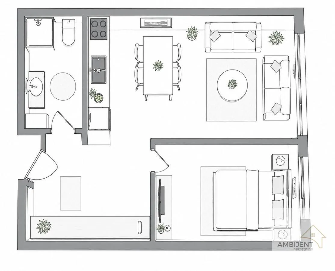 Prodaja, dvosoban stan, 38m², Zvezdara Sve Podlokacije, Beograd