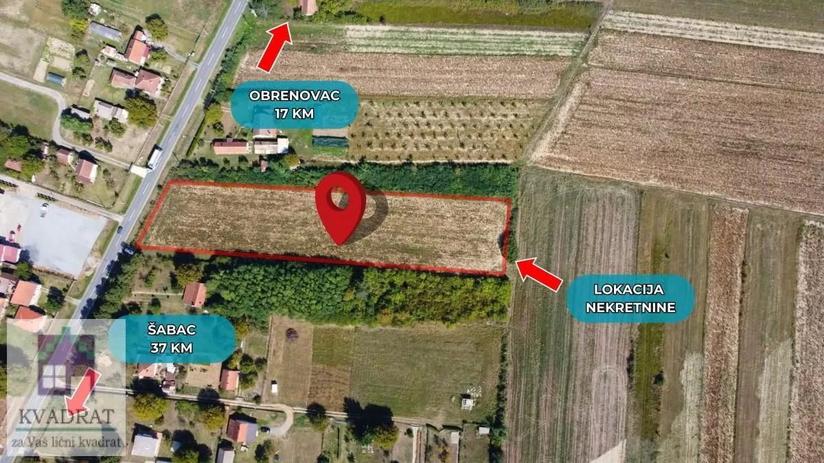 Prodaja, plac, 8300m², Skela, Obrenovac