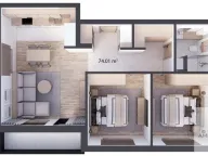 Sale, three bedroom apartment, 73m², Centar, Stara Pazova - image 1