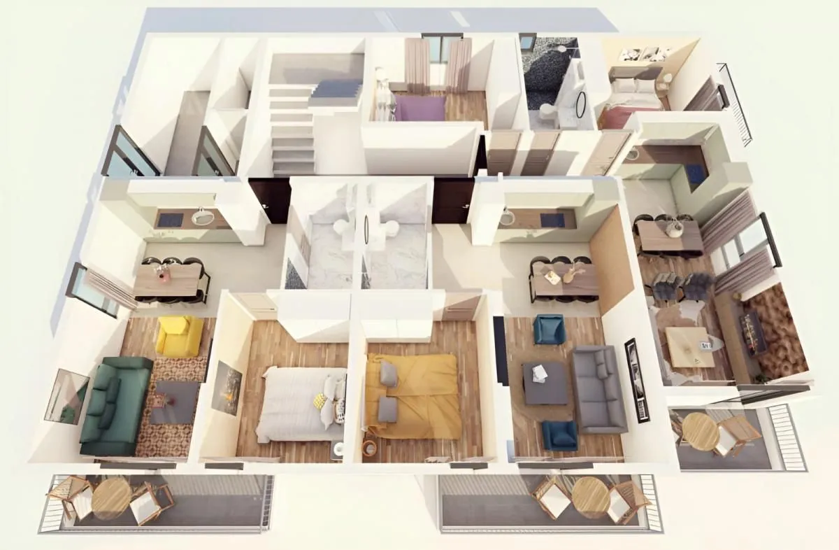 Sale, two bedroom apartment, 61m², Orahovac, Kotor