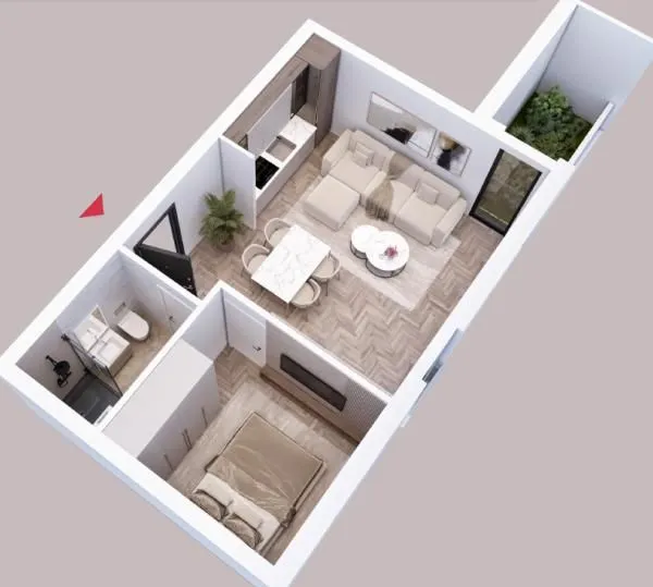 Prodaja, jednosoban stan, 39m², Palilula, Niš