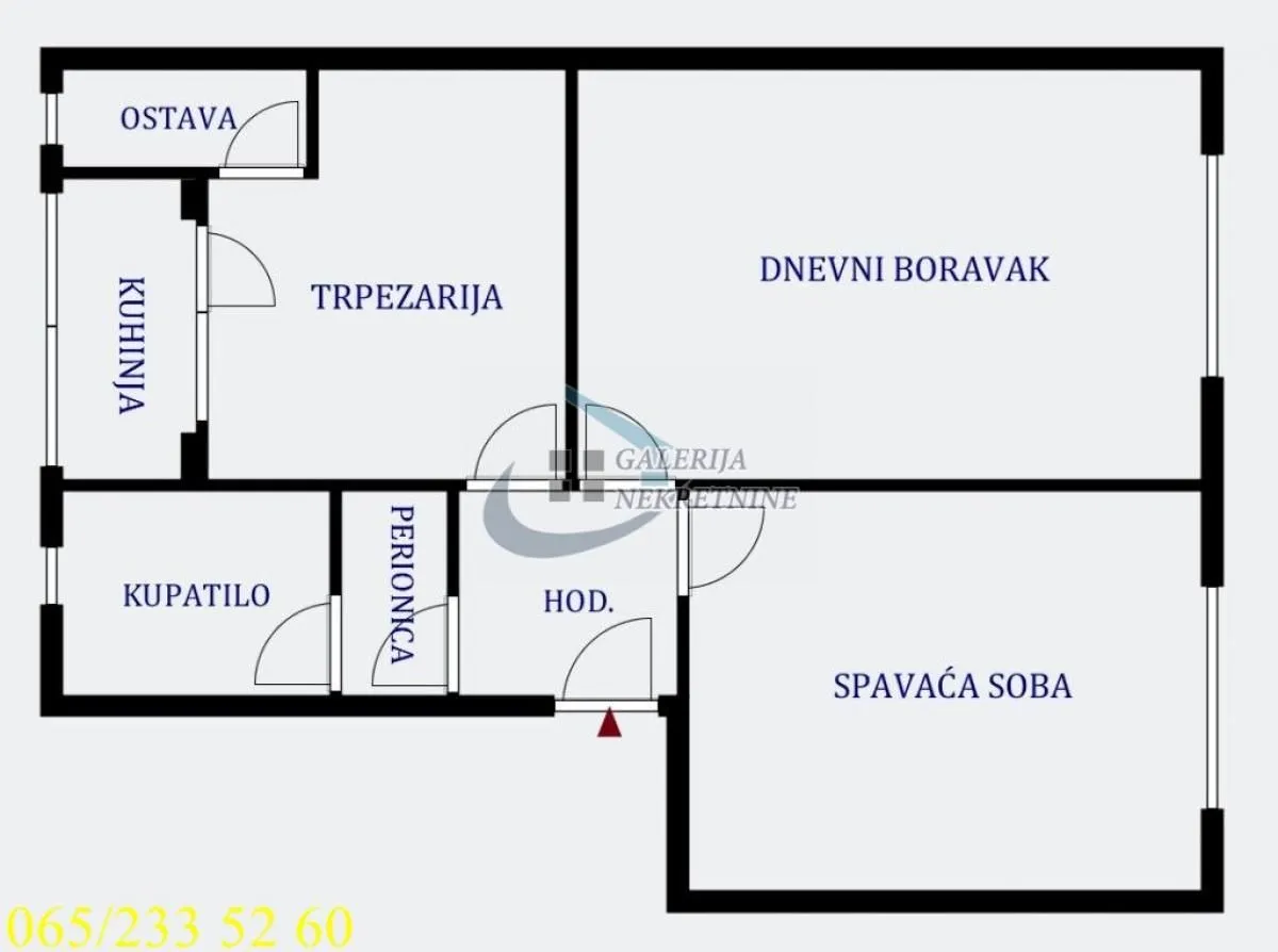 Prodaja, dvosoban stan, 62m², Vračar Sve Podlokacije, Beograd