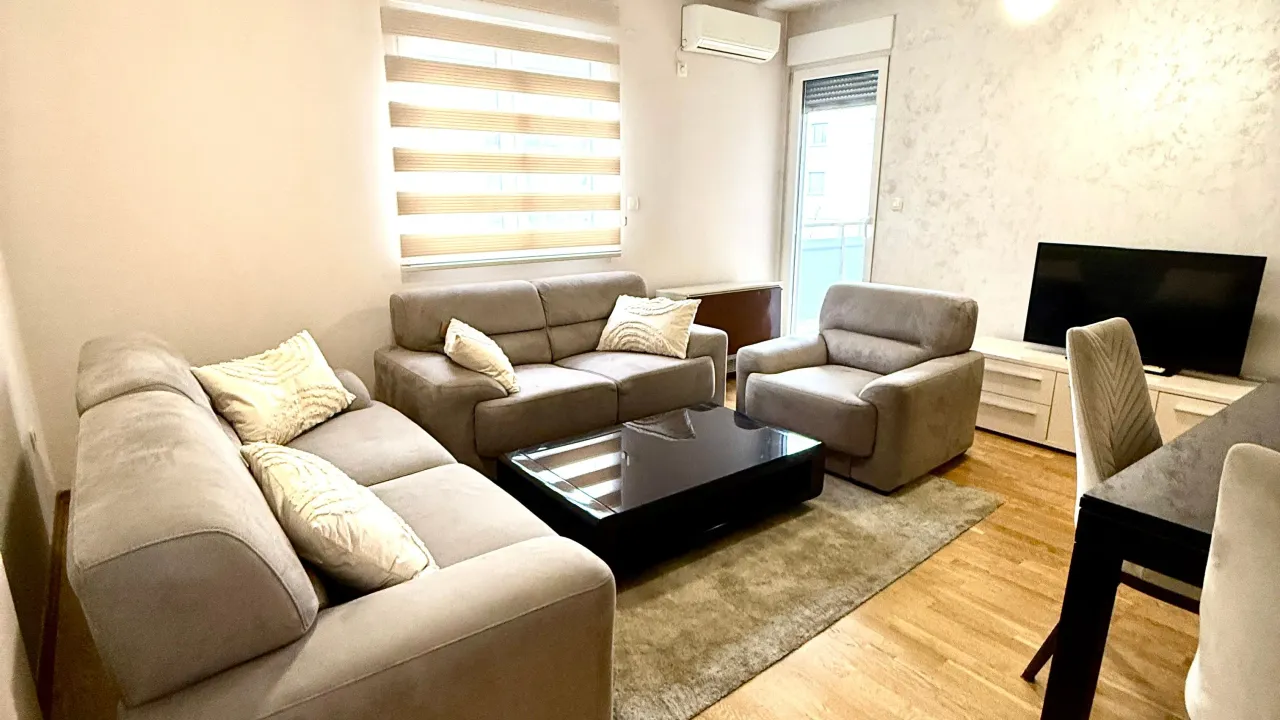 Rent, one bedroom apartment, 47m², Preko Morače, Podgorica