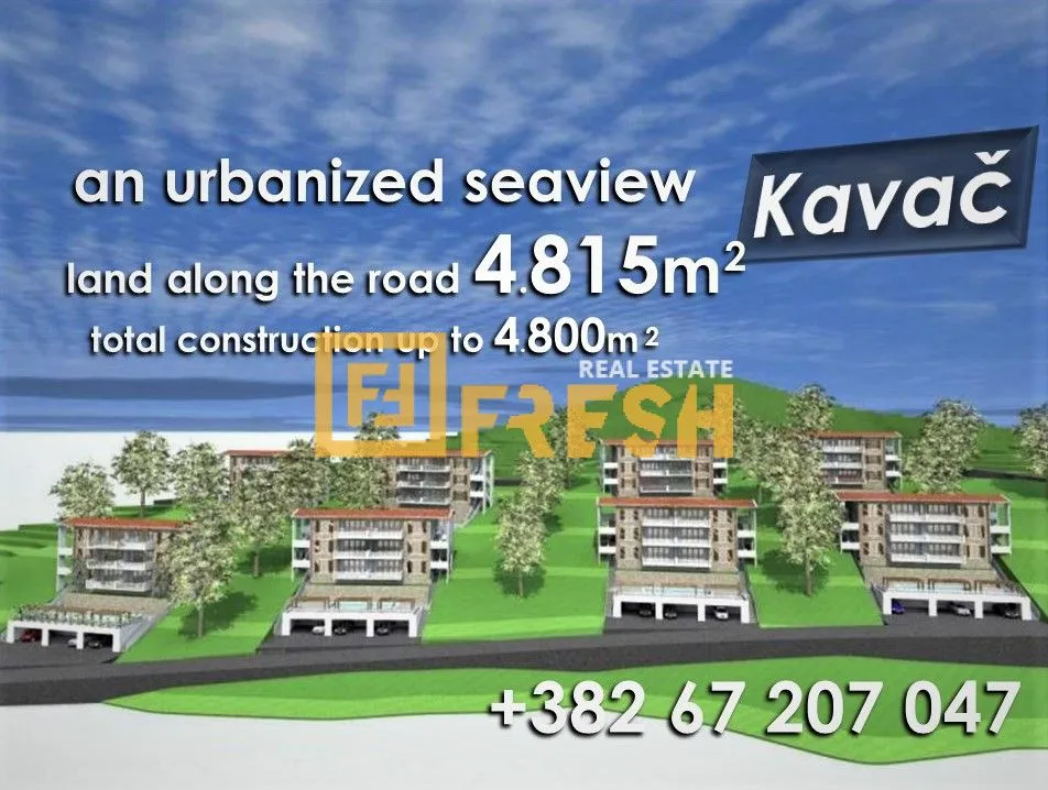 Prodaja, plac, 4815m², Kotor, Crna Gora