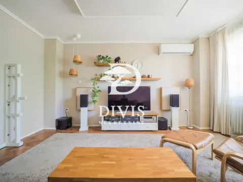 Living room with furniture, television and speakers. - image 4