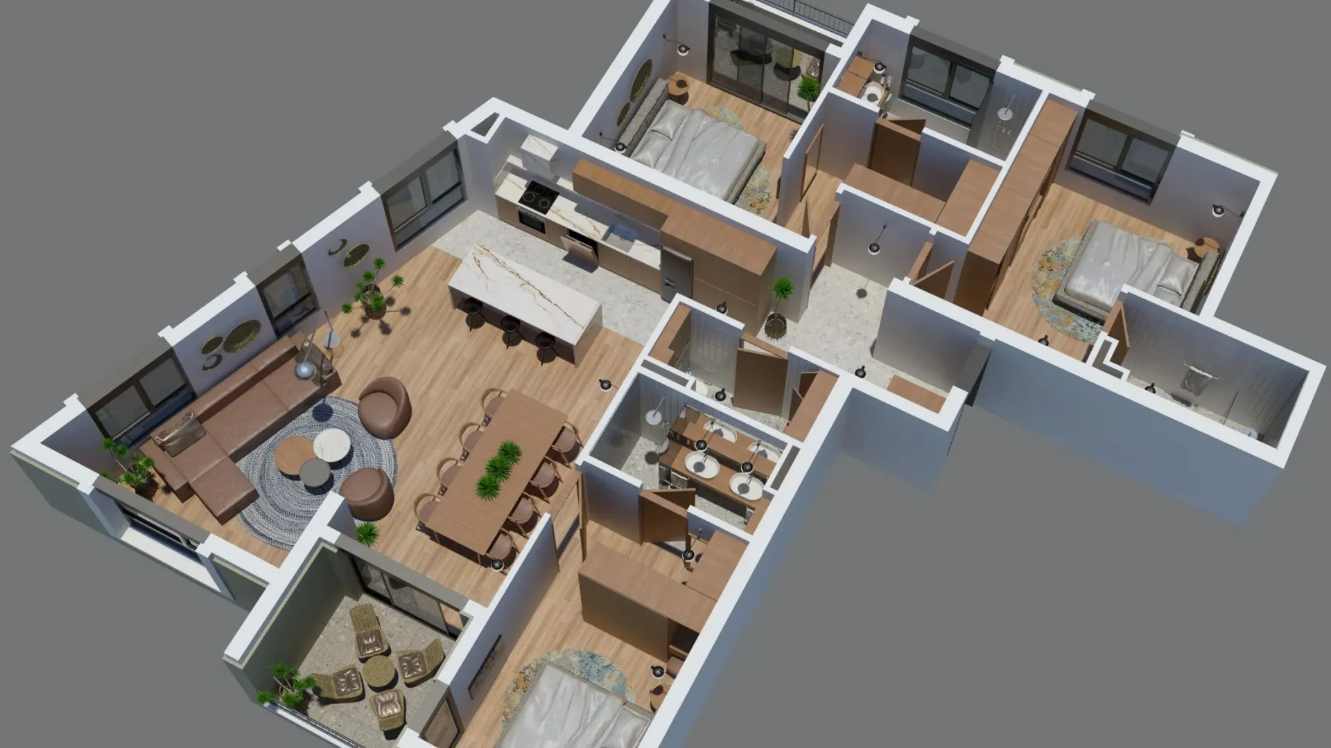 Prodaja, trosoban stan, 126m², Zabjelo, Podgorica