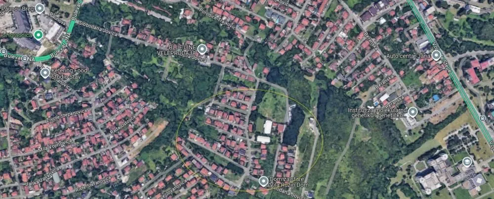 Sale, land lot, 500m², Jajinci, Voždovac Sve Podlokacije