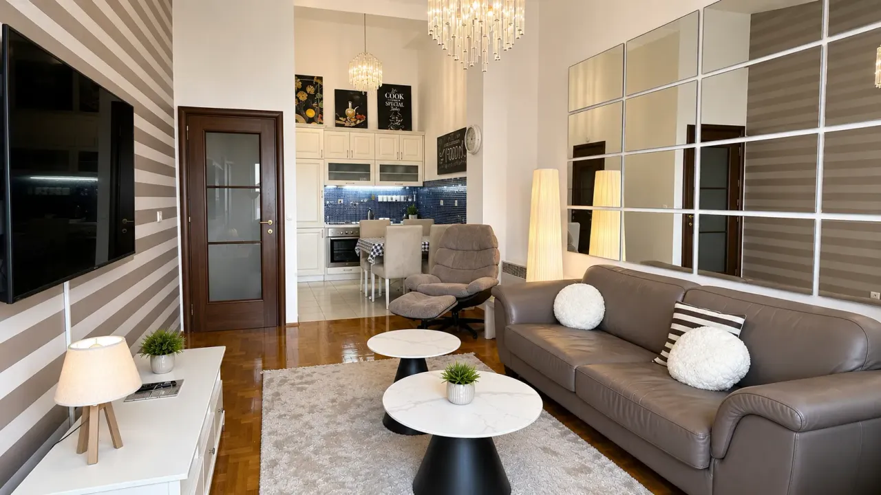 Rent, one bedroom apartment, 52m², City Kvart, Podgorica