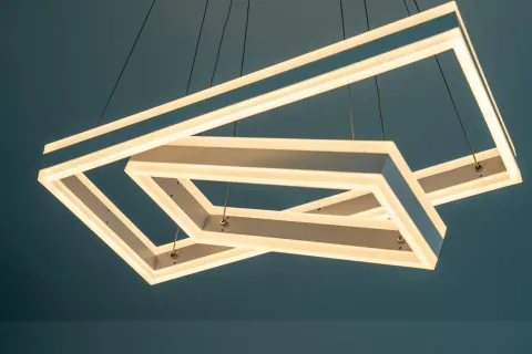 Moderni viseći luster geometrijskog oblika. - image 17