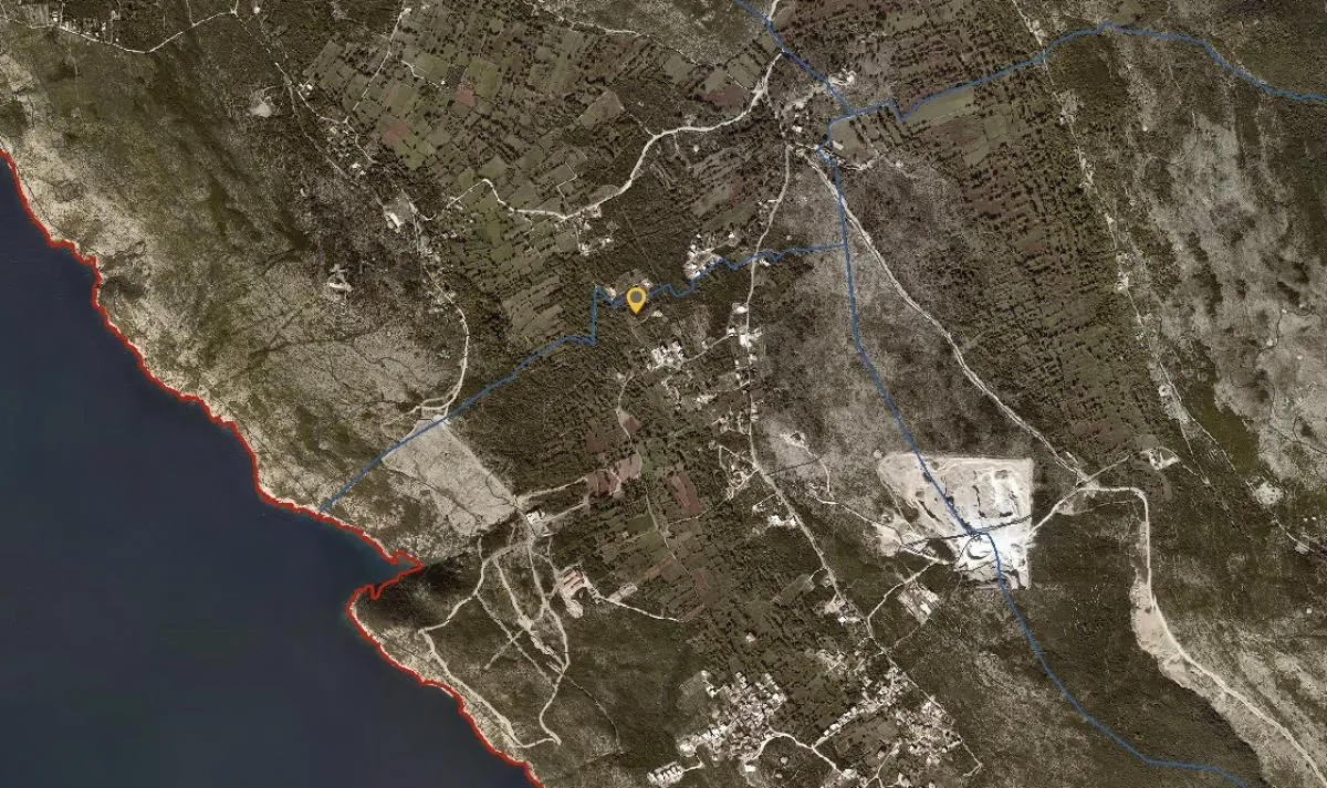 Prodaja, plac, 2000m², Krimovica, Kotor