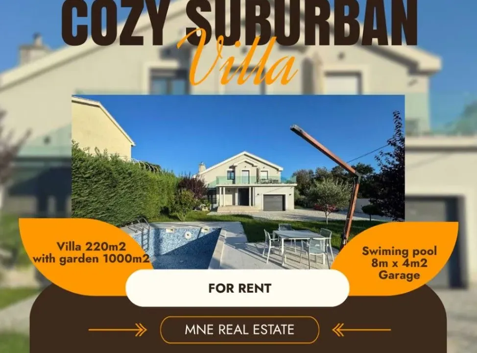 Izdavanje, kuća, 230m², Vranići, Podgorica