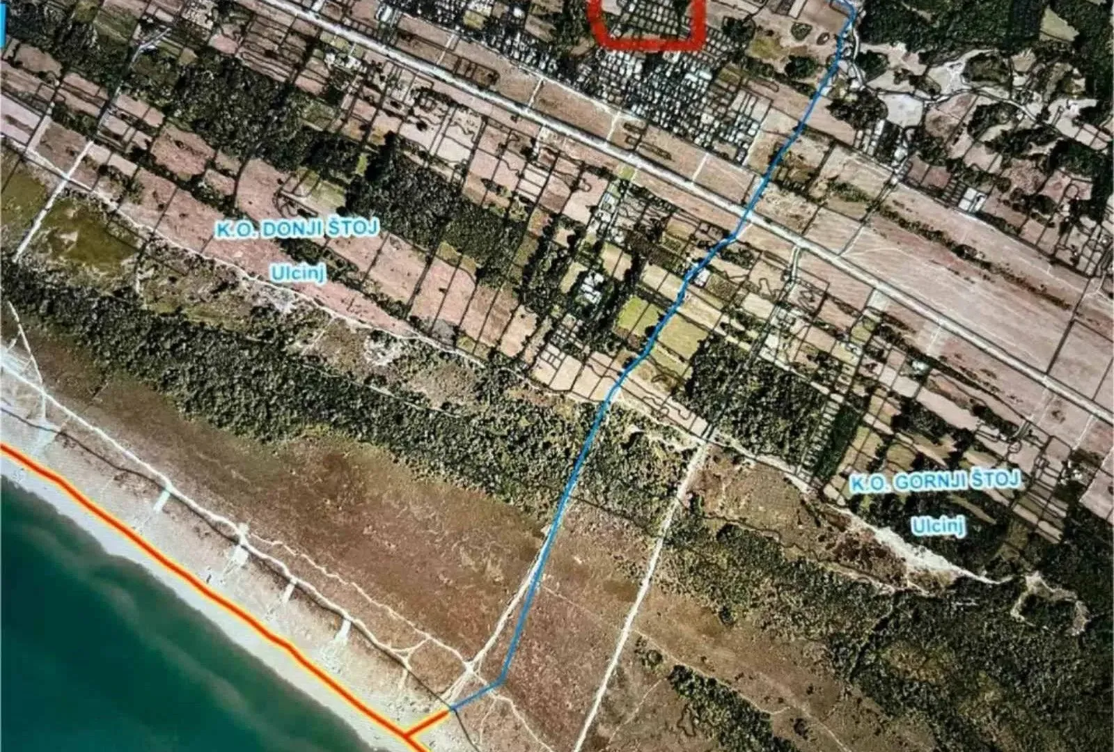 Prodaja, plac, 300m², Ulcinj, Crna Gora