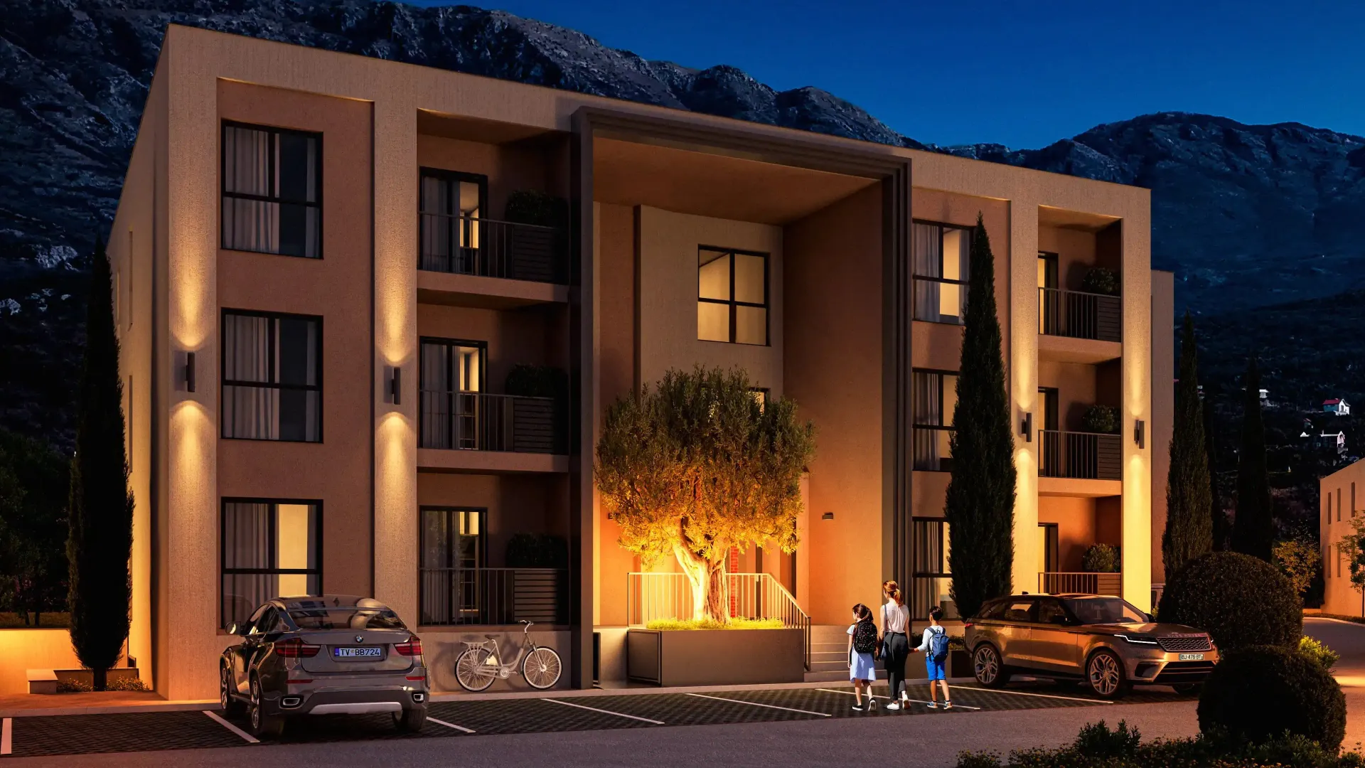 Prodaja, jednosoban stan, 49m², Radanovići, Kotor