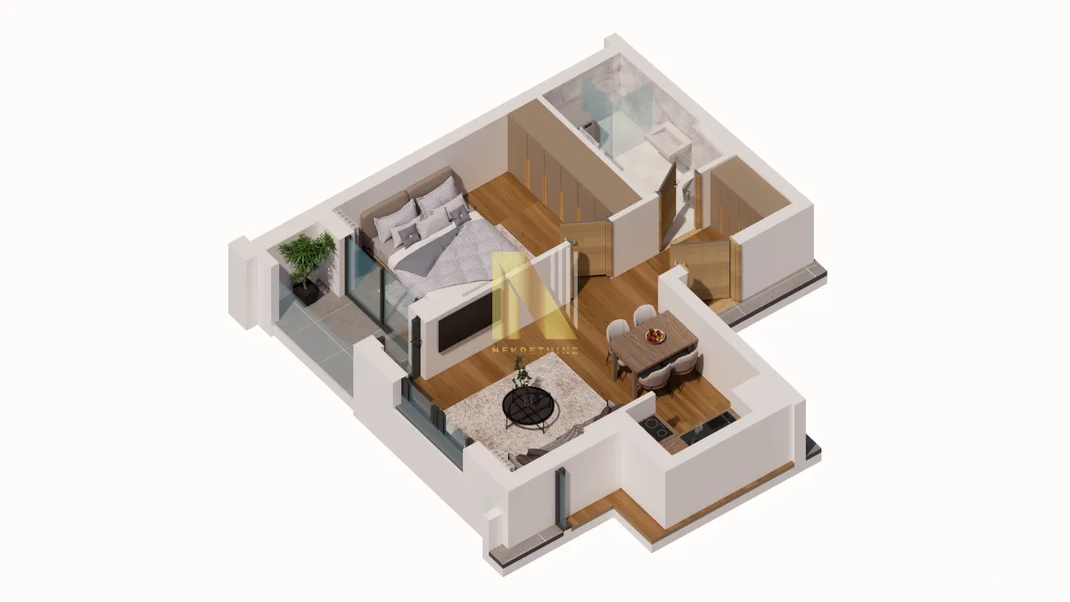 Prodaja, dvosoban stan, 39m², Centar, Novi Sad
