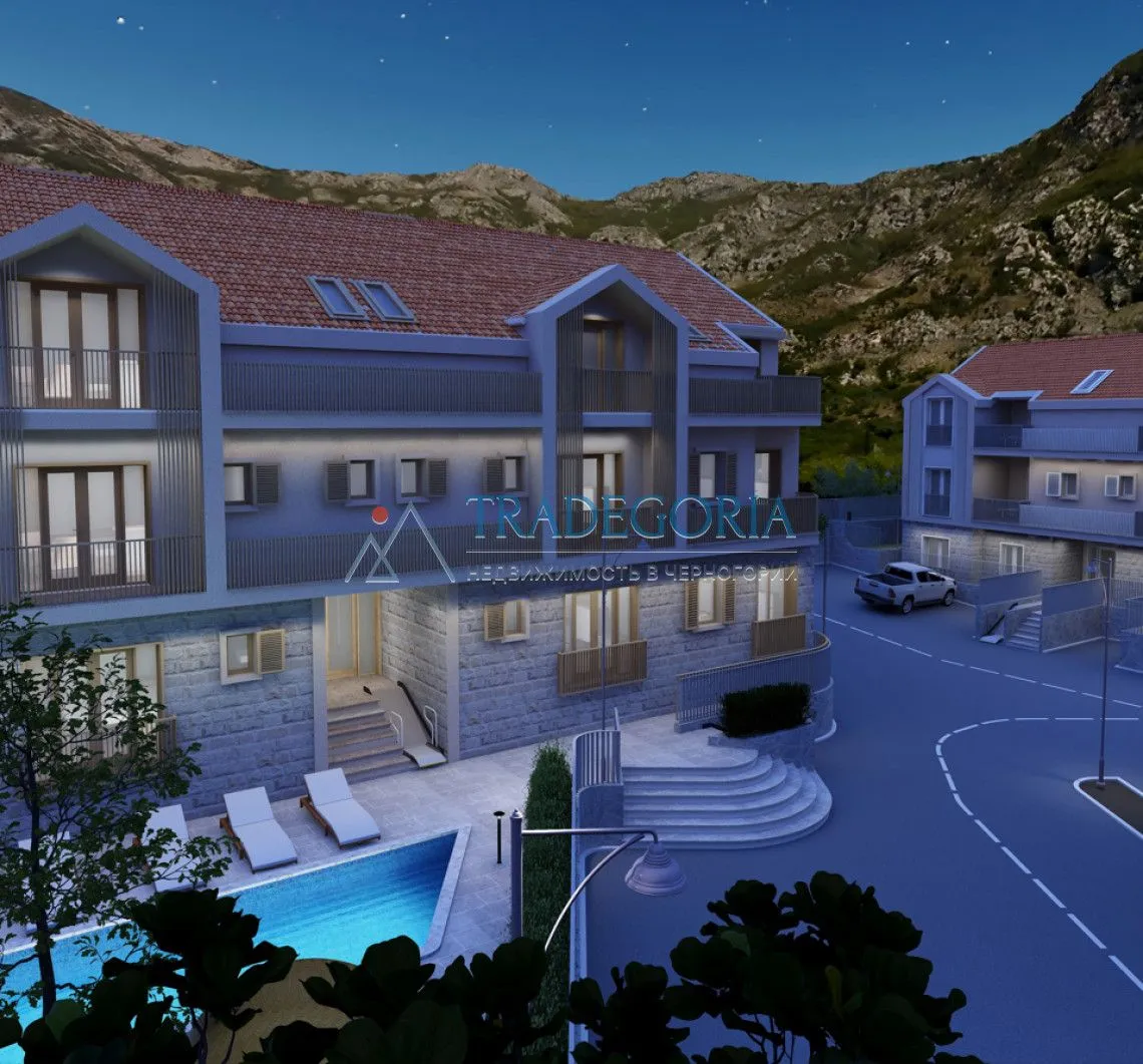 Prodaja, jednosoban stan, 53m², Risan, Kotor
