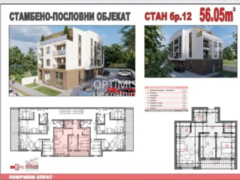 Prodaja, dvosoban stan, 56m², Batajnica, Beograd - image 4