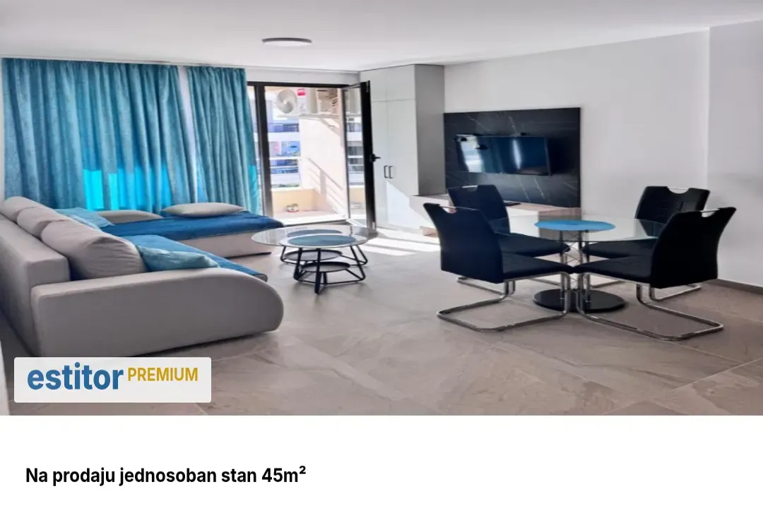 Prodaja, jednosoban stan, 45m², Bečići, Budva