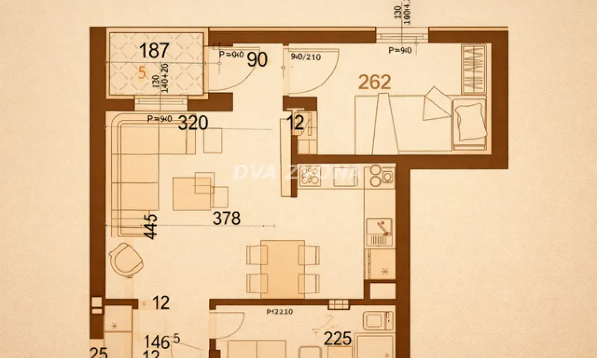 Sale, two bedroom apartment, 29m², Telep, Novi Sad Sve Podlokacije