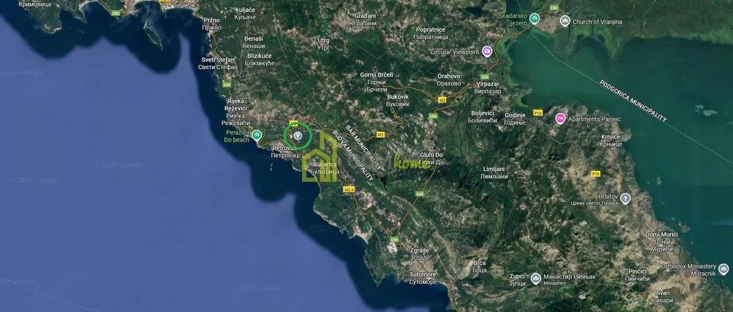 Prodaja, plac, 32500m², Petrovac, Budva