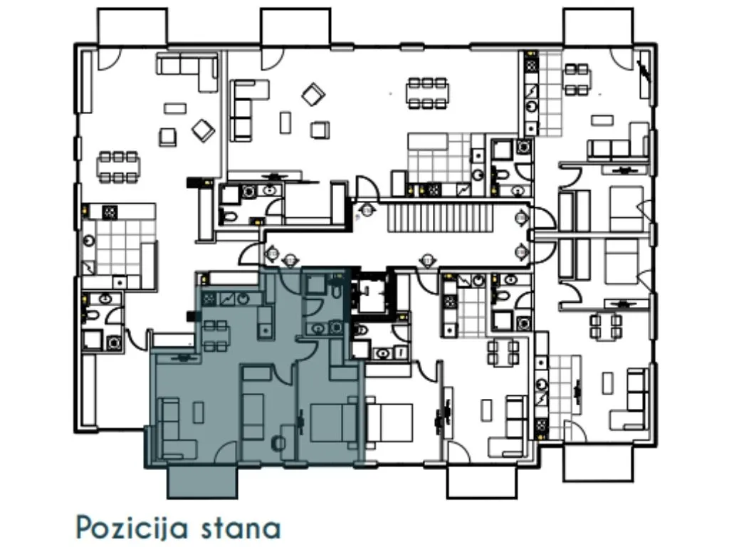 Sale, three bedroom apartment, 60m², Altina, Beograd