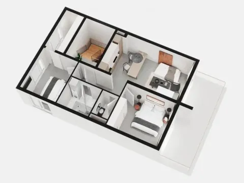 Prodaja, dvosoban stan, 86m², Tivat, Crna Gora - image 6