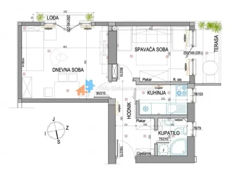 Rent, two bedroom apartment, 50m², Vračar Sve Podlokacije, Beograd - image 16