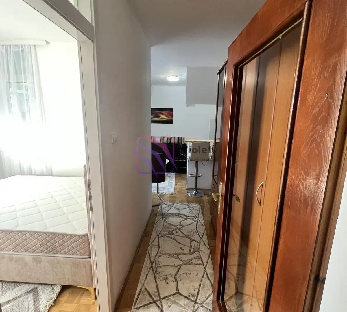 Rent, one bedroom apartment, 35m², Stari Aerodrom, Podgorica