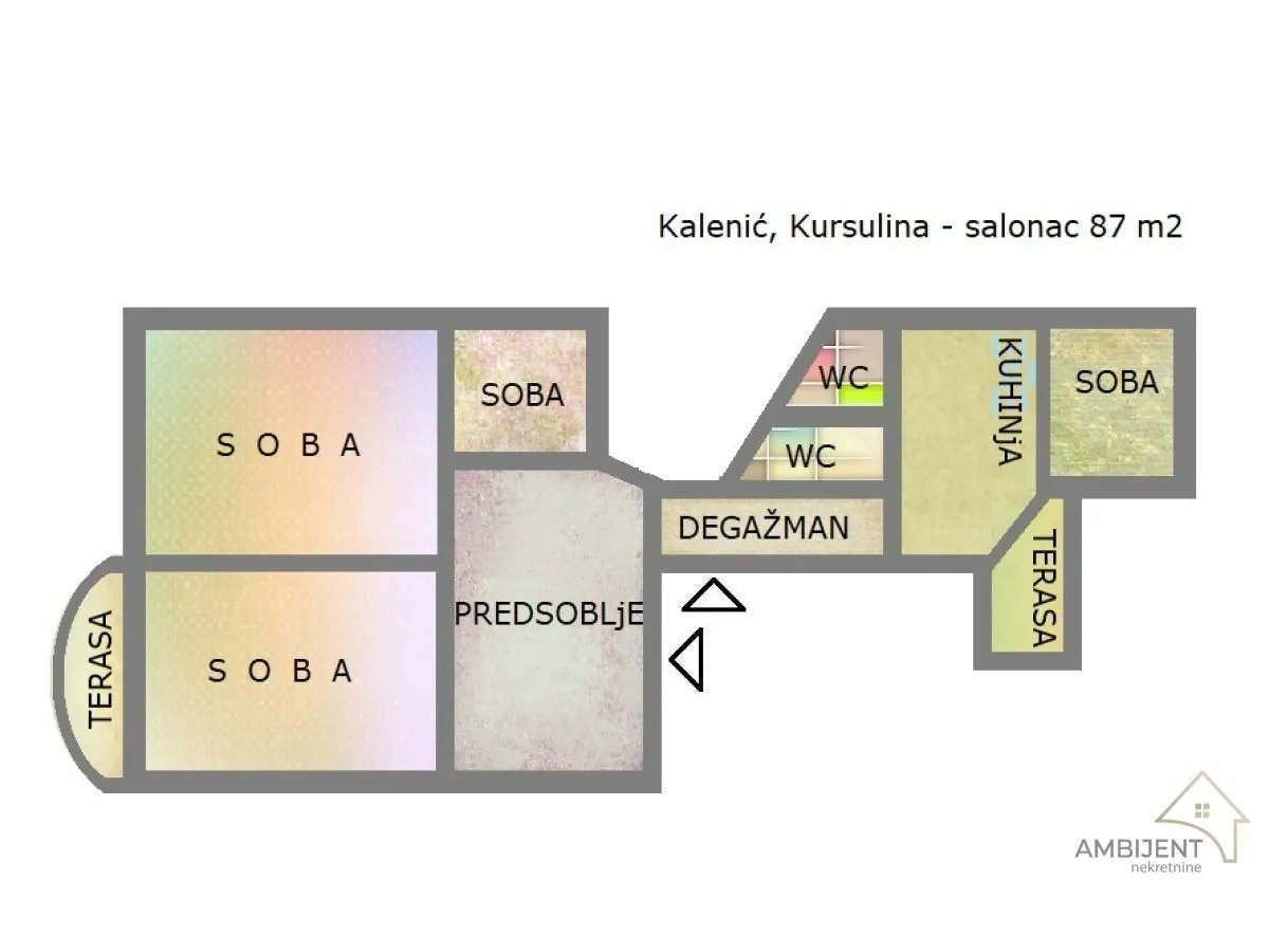 Rent, office space, 83m², Vračar Hram, Vračar Sve Podlokacije