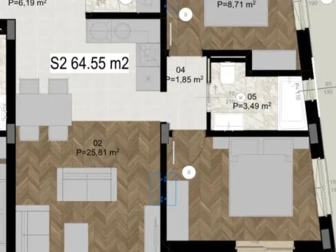 Prodaja, jednosoban stan, 40m², Centar, Bar - image 6